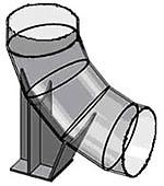 Опоры сварных отводов ОСТ 34-10-621-93