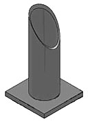 Опоры трубчатые крутоизогнутых отводов ОСТ 34-10-622-93